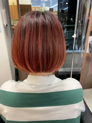 ミディアム カラー jouir立川店所属・堀平 由紀のヘアスタイル