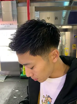 ショート メンズ 銀座 関のヘアスタイル