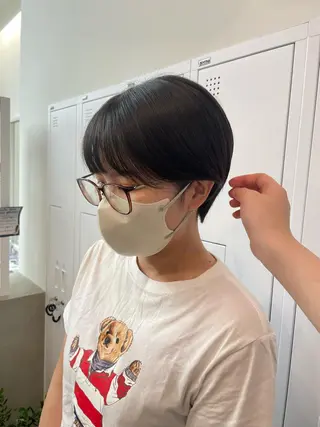 ショート 立野 莉央のヘアスタイル