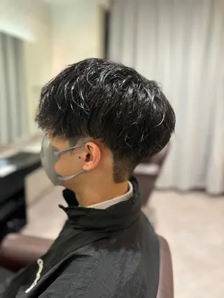 ショート パーマ メンズ メンズ特化／韓国風 /江戸谷大晴のヘアスタイル