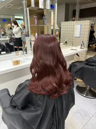 ロング カラー ヘアアレンジ 💗横浜美容室 💗HARUNAのヘアスタイル