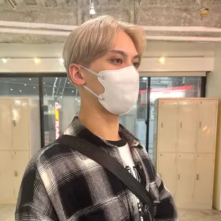 ショート カラー パーマ メンズ キッズ ネイル マツエク・マツパ アイブロウ 🧨ブリーチー×ボブ レイヤー💎じゅえるのヘアスタイル