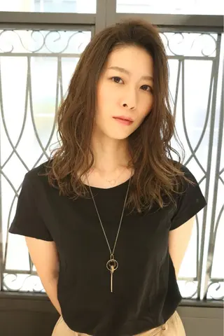 ロング 髪質改善サロン 福田昌子のヘアスタイル