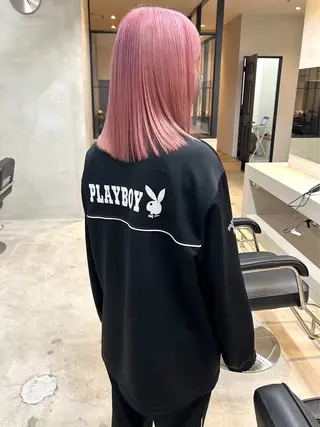 カラー 杉森 蘭琉のヘアスタイル