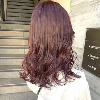 セミロング カラー ParveMix いしいまお🌼のヘアスタイル