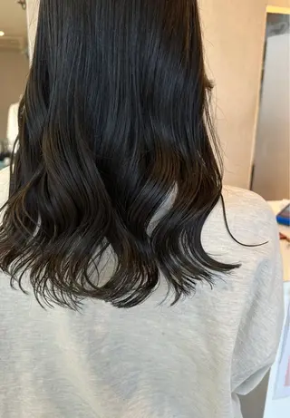 セミロング ツヤ髪質改善 💜れいな💜のヘアスタイル