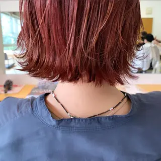 ショート カラー AR.MARA hair  studio所属・ウェーブパーマ サトウヒカルのヘアスタイル