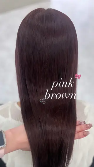 セミロング Hina🎀♡ 暖色/縮毛のヘアスタイル