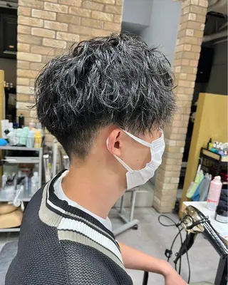 ショート カラー パーマ メンズ アイブロウ 韓国マツエク/まつパ 🎀misaki🎀のマツエク・マツパデザイン