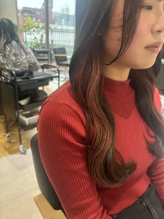 ロング Asumi 髪質改善のヘアスタイル