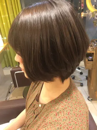 ショート カラー パーマ ヘアアレンジ メンズパーマの巨匠 鈴木純のヘアスタイル