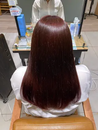 ロング カラー 暖色/透明感/うる艶 HIMEKAのヘアスタイル