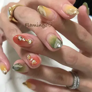 ネイル 40代からの爪を守る ×ケア重視サロン♡のネイルデザイン