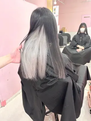 ロング カラー ❄️💛エクステ ブリーチ❄️yukiのヘアスタイル