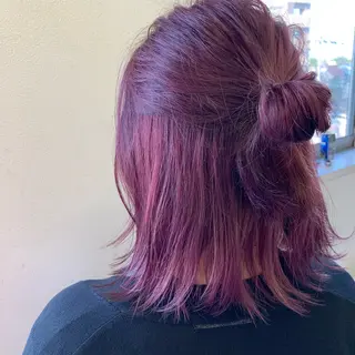 ミディアム カラー SALOWIN名古屋栄店所属・Yuuki🌷名古屋 栄 カラー/ボブのヘアスタイル