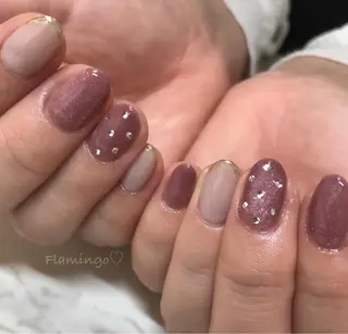 ネイル 40代からの爪を守る ×ケア重視サロン♡のネイルデザイン