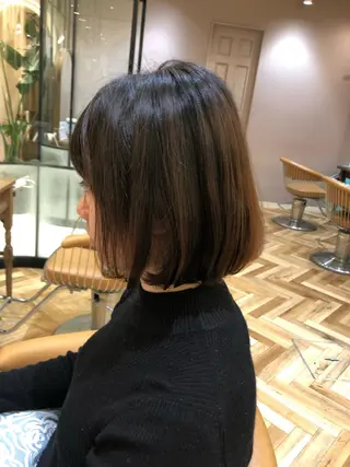 ショート ボブ韓国風レイヤー 髪質改善/畠中ケントのヘアスタイル