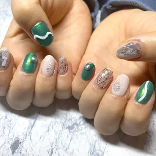 ネイル Nails VINATI所属・ササキスズナ Jr.ネイリストのネイルデザイン