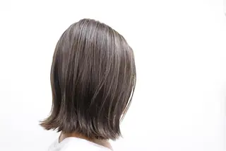 ミディアム 髪質改善✨透明感カラ ー🌈シエルブルーのヘアスタイル