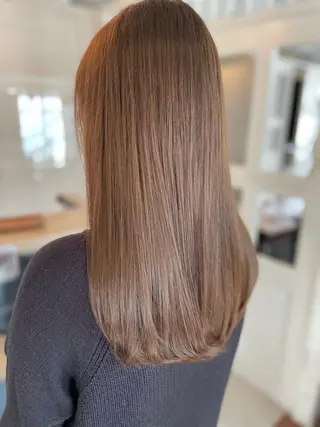 ロング メンズカット/透明感 カラー/河端悠花のヘアスタイル