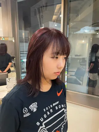 ミディアム カラー tiel【ティエル】所属・tiel 小山莉々のヘアスタイル