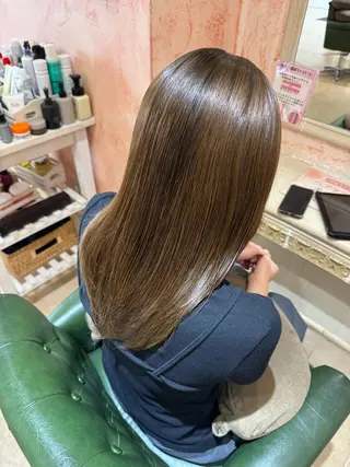 ミディアム 髪質改善/艶髪/ 稲葉史泰のヘアスタイル