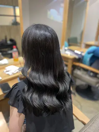ロング 🖤Keina🖤 大人上品カラー.*˚のヘアスタイル
