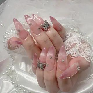 ネイル Marin🩵 Hinari🧸🎀のネイルデザイン