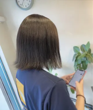 カラー 【coco.】hair所属・カジカワサキ/髪質 改善/クロスパーマのヘアスタイル