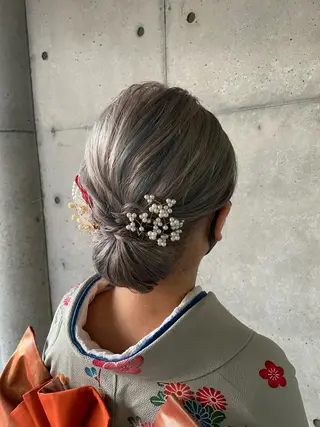 セミロング ヘアアレンジ am eyelash salon所属・am eyelash ❁︎ kasumiのマツエク・マツパデザイン