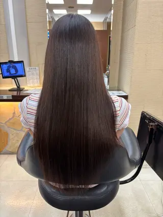 ロング 嶋田 愛羅のヘアスタイル