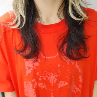 ミディアム カラー ハネエクステ表参道/ 羽エクステSpicaのヘアスタイル