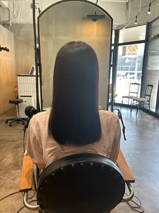 セミロング 東 希良里のヘアスタイル