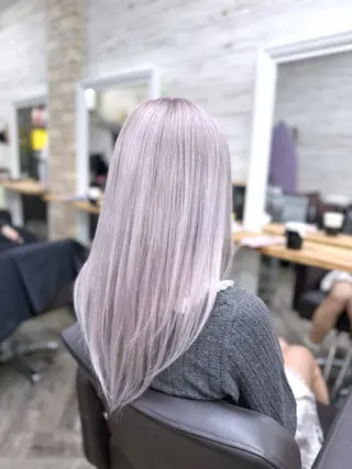 セミロング 北沢 隆のヘアスタイル