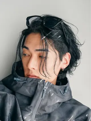 ミディアム パーマ メンズ 🌟中谷海里🌟 メンズパーマ/垢抜けのヘアスタイル