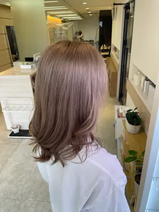 ミディアム カラー ✰︎Rad✩.*˚‪ カノンのヘアスタイル