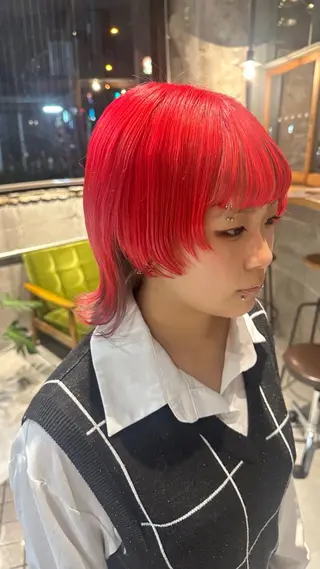 ショート カラー MIKU /カラー/ハイトーンのヘアスタイル