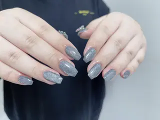 ネイル ki🍒🍒 ki ツルツルネイルのネイルデザイン