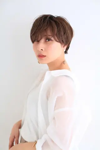 ショート カラー NYNY四條畷店 森 亮人のヘアスタイル