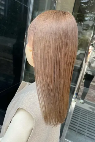 セミロング カラー 髪質改善美容室Lust所属・美容室Lust💚 嶋崎　鷹のヘアスタイル