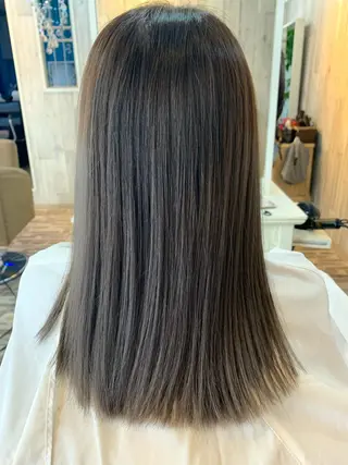 セミロング カラー ✨【店長】Lily. 北千住Seina✨のヘアスタイル