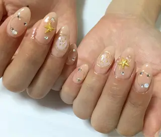 ネイル 40代からの爪を守る ×ケア重視サロン♡のネイルデザイン