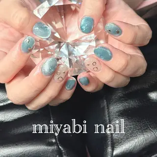 ネイル miyabi nail 桂川駅近くのネイルデザイン