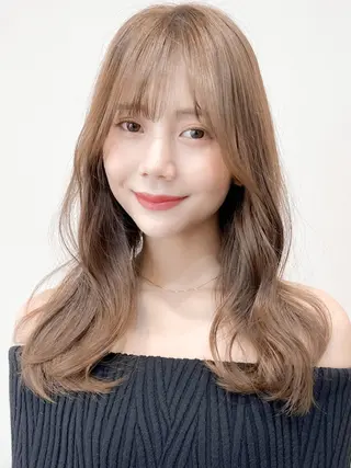 ロング miho 🫧sheerカラーのヘアスタイル