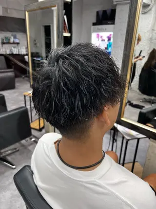 パーマ メンズ 笹江 瑞穂のヘアスタイル