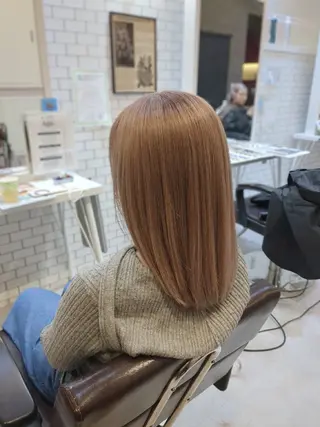 ミディアム カラー アグヘアーヴィズ 永山店所属・菅原 涼のヘアスタイル