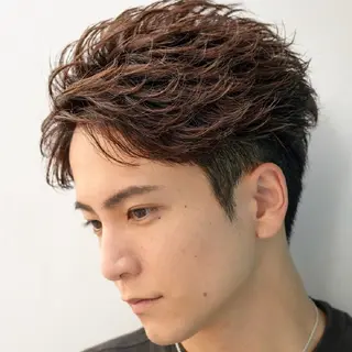 ショート パーマ メンズ fifth パーマ 特化型 川内泰智のヘアスタイル