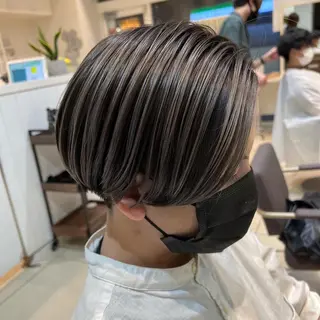 ショート カラー はだゆうき @hadadan08のヘアスタイル