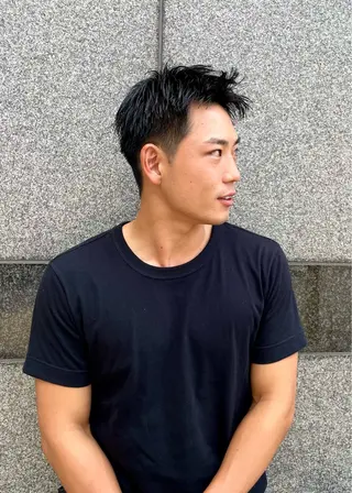 ショート メンズ Lolonois梅田 澤田　葵のヘアスタイル