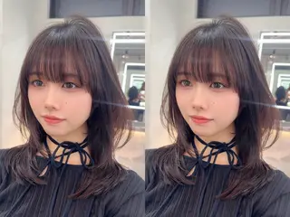 ミディアム ✨髪質改善特化✨副 店長椎葉信乃介のヘアスタイル